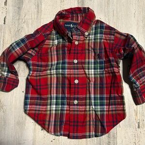 Ralph Lauren Kids Multicolor Plaid Button-Down Shirt
